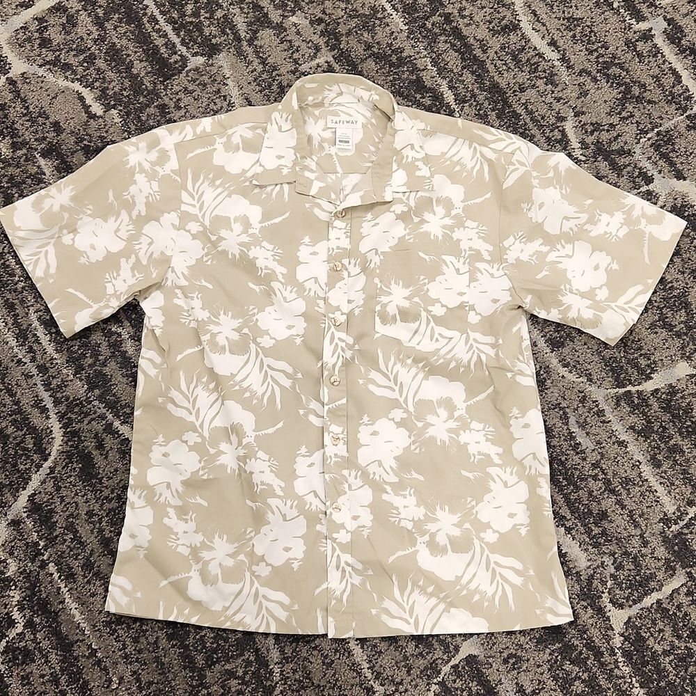 Vintage Hawaii Safeway Aloha Shirt L